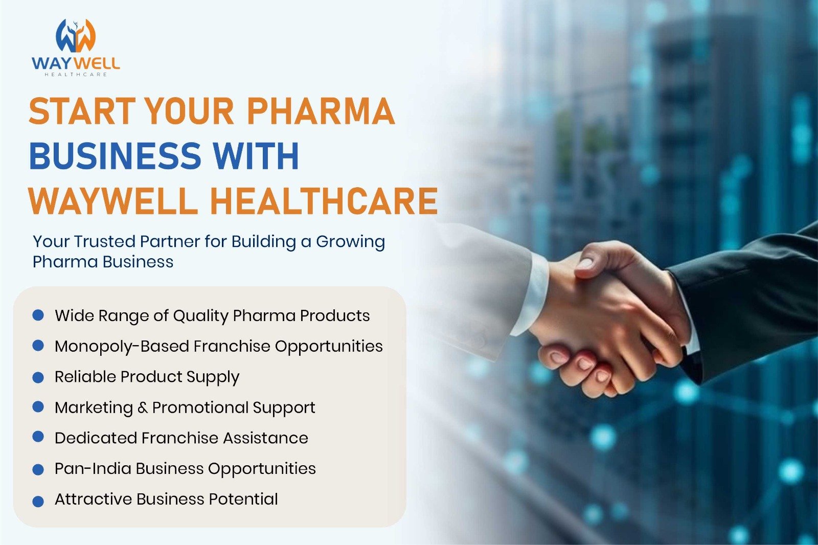 PCD Pharma Franchise Company in India: Start Your Pharma Business with Waywell Healthcare
